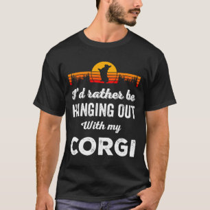 Retro Vintage Ik Had Liever Gehangen Met Mijn Cor T-shirt