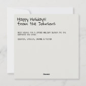 Retro Vintage Instant Camera Foto Vakantiekaart Feestdagenkaart (Achterkant)