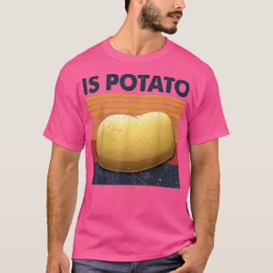 Retro Vintage is een tv-aardappel zoals op l T-shirt