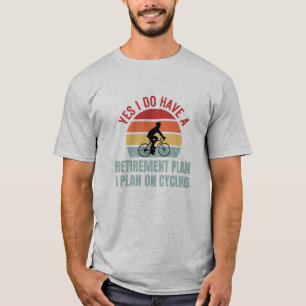 Retro Vintage Ja, ik heb een pensioenplan T-shirt