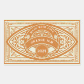 Retro Vintage Jam Label Can Sticker (Voorkant)