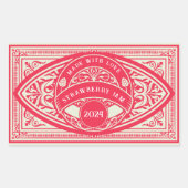 Retro Vintage Jam Label Canning Sticker (Voorkant)