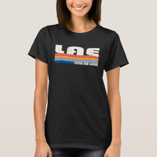 Retro Vintage jaren 70 80 stijl Lae, Papoea-Nieuw- T-shirt
