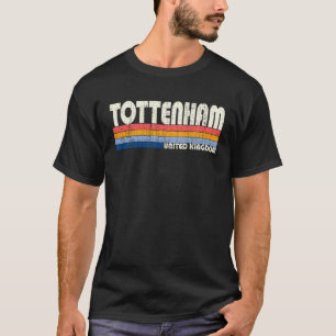 Retro Vintage jaren 70 80 stijl Tottenham United K T-shirt