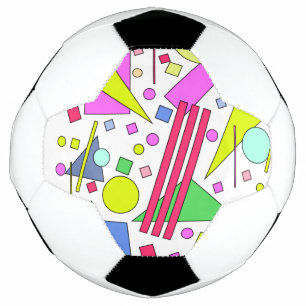 Retro Vintage Jaren 80 en 90 Stijl Voetbal