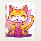 Retro Vintage Kat Planner (Voorkant)