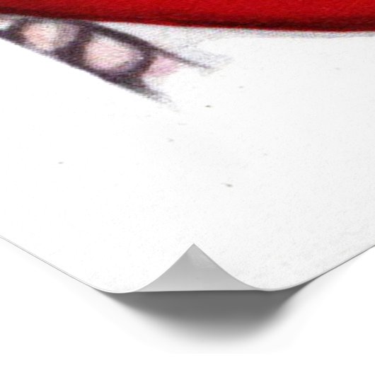 Retro Vintage katten Holiday poster (Hoek)