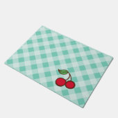 Retro Vintage Kersen Deurmat Keuken Vloerkleed (Schuin)