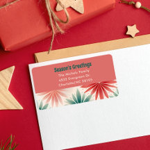 Retro Vintage Kerst Bloemen Waterverf Retour