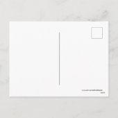 Retro vintage kerst dame briefkaart (Achterkant)