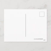 Retro Vintage Kerst hulst briefkaart (Achterkant)