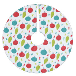 Retro Vintage Kerst Ornamenten Patroon Kerstboom Rok