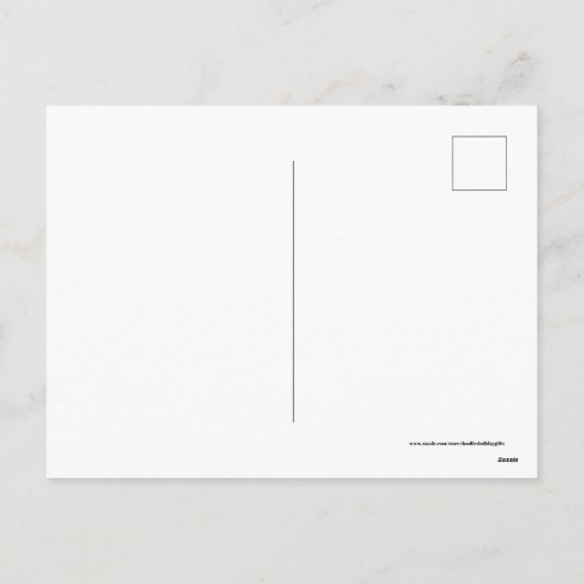 Retro vintage kerst sneeuwpaar briefkaart (Achterkant)