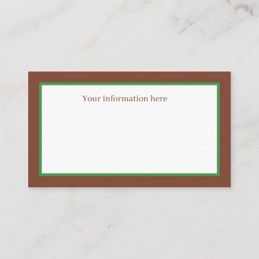 retro vintage kerstaherder Holiday Visitekaartje (Achterkant)