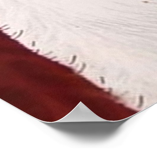 Retro vintage kerstart deco lady poster (Hoek)