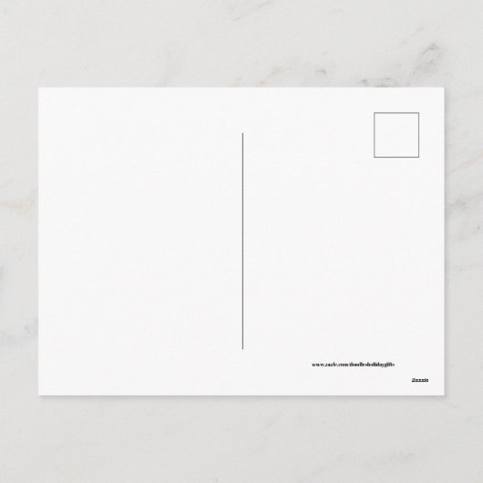 Retro vintage kerstbollen briefkaarten (Achterkant)