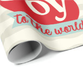 Retro Vintage-kerstcadeautje naar de wereld Cadeaupapier (Rol Hoek)