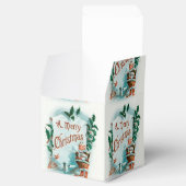 Retro Vintage-kerstcadeautjes voor kerstmis Bedankdoosjes (Geopend)