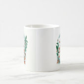 Retro Vintage-kerstcadeautjes voor kerstmis Koffiemok (Center)