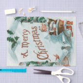 Retro Vintage-kerstcadeautjes voor kerstmis Tissuepapier (Craft)