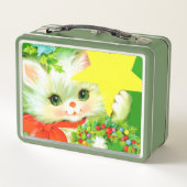 retro vintage kerstcat Holiday (Achterkant)