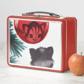 retro vintage kerstcat Holiday (In situ)