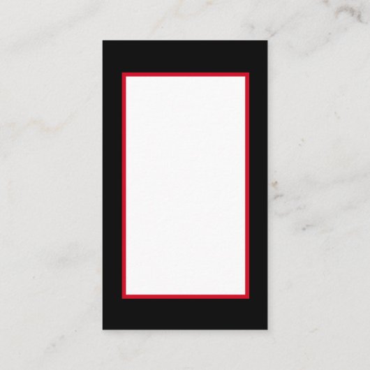 Retro vintage kerstdame: bericht toevoegen visitekaartje (Achterkant)