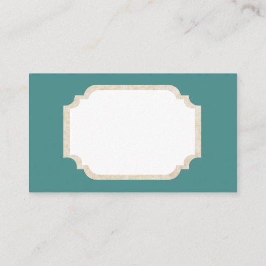 Retro Vintage-kerstdame: berichtkaart Visitekaartje (Achterkant)