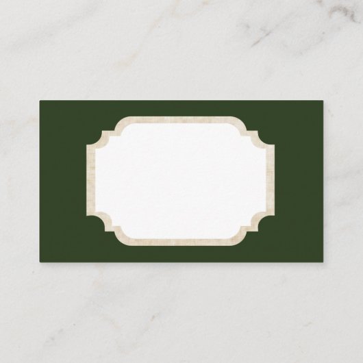 Retro Vintage-kerstdame: berichtkaart Visitekaartje (Achterkant)