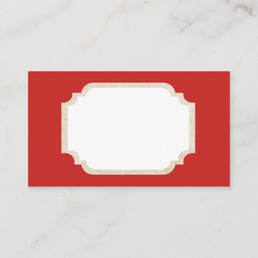 Retro Vintage-kerstdame: berichtkaart Visitekaartje (Achterkant)