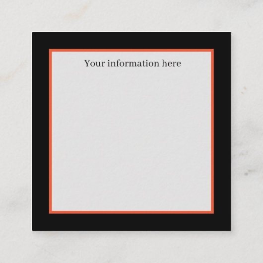 retro vintage kerstdame Square Visitekaartje (Achterkant)