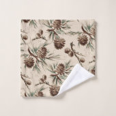 Retro Vintage-kerstdenkers Bad Handdoek (Wasdoekje)