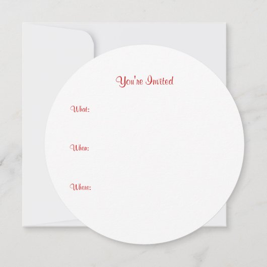 Retro Vintage Kerstfeest Ornament Uitnodigingen (Achterkant)