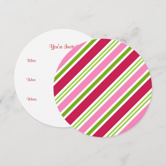 Retro Vintage Kerstfeest Ornament Uitnodigingen (Voorkant / Achterkant)