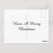 Retro Vintage-kerstfeest Snowman-patroonfeest Briefkaart (Achterkant)