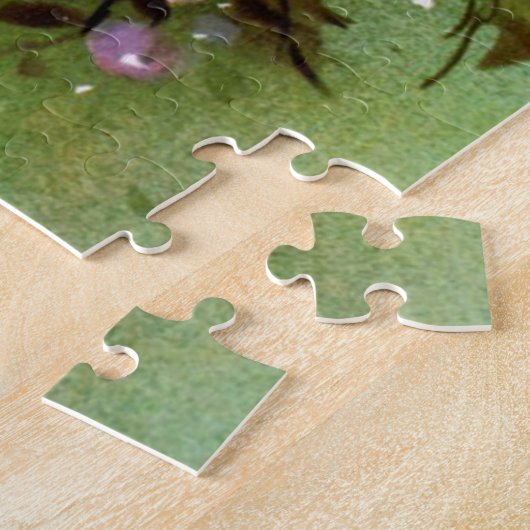 Retro Vintage-kerstfeestelijke puzzel (Zijkant)