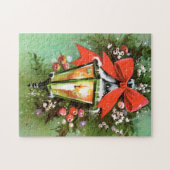 Retro Vintage-kerstfeestelijke puzzel Legpuzzel (Horizontaal)