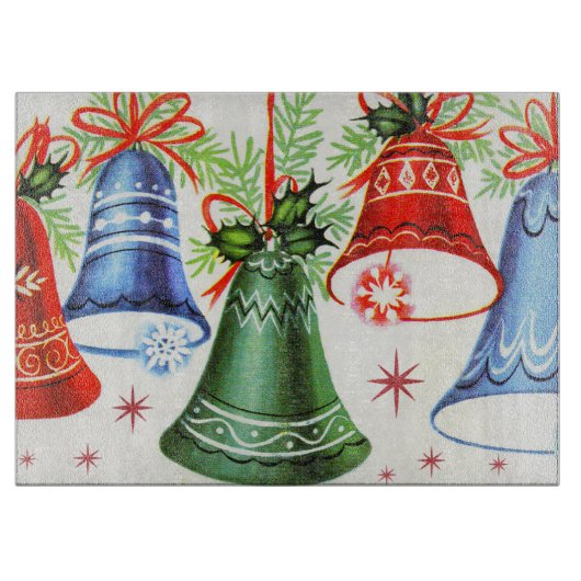 Retro Vintage-kerstgordels Sluitingen Snijplank (Voorkant)