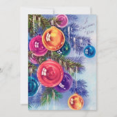 Retro vintage kerstkaart toevoegen (Voorkant)