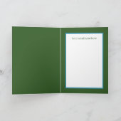 Retro Vintage Kerstkattenliefhebbers sentiment Kaart (Binnen)