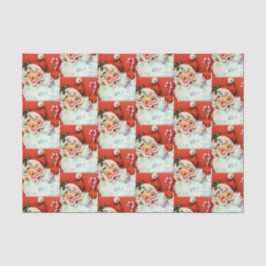 retro Vintage kerstkerstfeest Tissuepapier