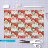 retro Vintage kerstkerstfeest Tissuepapier (Craft)