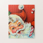Retro Vintage Kerstkerstkerstkerstfeestjes Legpuzzel (Verticaal)