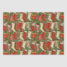 Retro Vintage kerstkousen