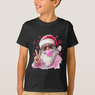 Retro Vintage Kerstman Kerstmis Bubble Gum Nk Eenz T-shirt