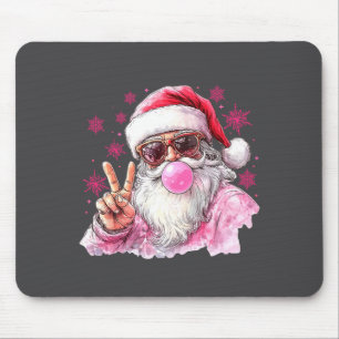 Retro Vintage Kerstman Kerstmis Bubble Gum Nk Sung Muismat