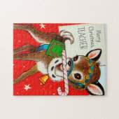 retro vintage Kerstman leraar render Legpuzzel (Horizontaal)