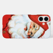 Retro vintage Kerstman Santa Case-Mate iPhone Case (Achterkant (horizontaal))