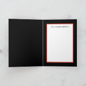 retro vintage kerstman - sinterklaas - sentiment feestdagen kaart (Binnen)