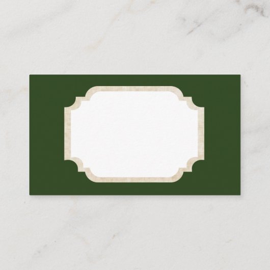 Retro Vintage-kerstmeisje met visitekaartje (Achterkant)